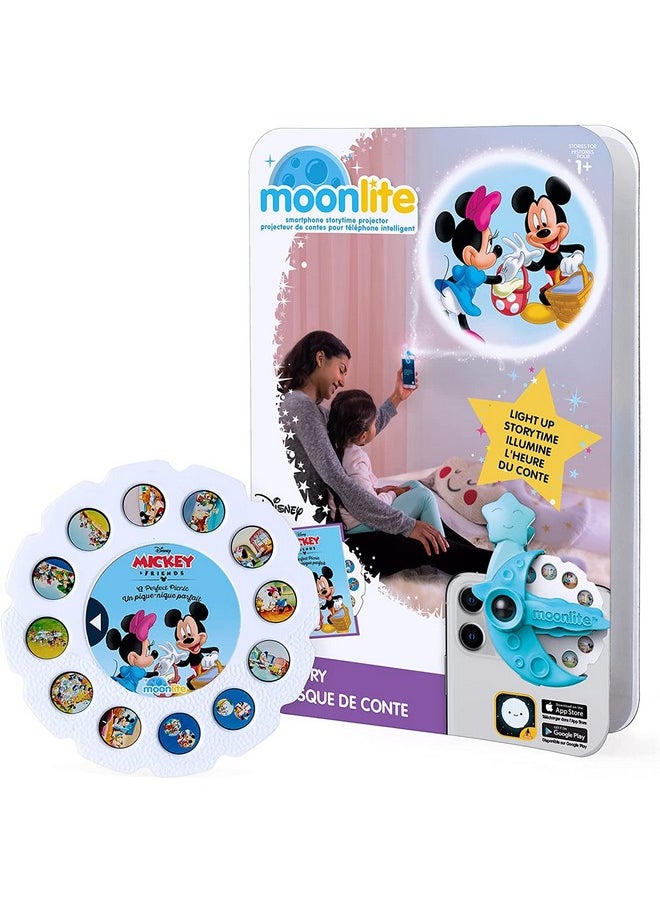 Storybook Reels For Flashlight Projector, Kids Toddler | Mickey & Friends A Perfect Picnic | Single Reel Pack Story For 12 Months And Up