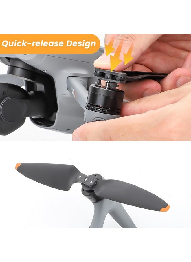 8Pcs Air 3 Propellers For Dji Air 3/Air 3S Accessories,Low-Noise Blades 8747F Props Wings Replacement Blades Accessories