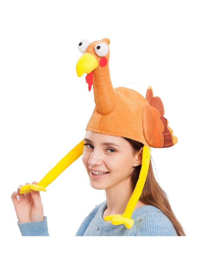 Plush With Long Neck,Halloween Costume Dress Up Hats,Thanksgiving Party Favor Supplies, Thanksgiving Accessories,Thanksgiving Costume Hats & Novelty Hats