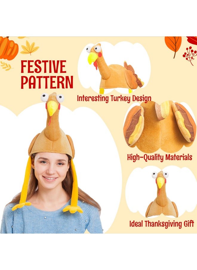 Plush With Long Neck,Halloween Costume Dress Up Hats,Thanksgiving Party Favor Supplies, Thanksgiving Accessories,Thanksgiving Costume Hats & Novelty Hats