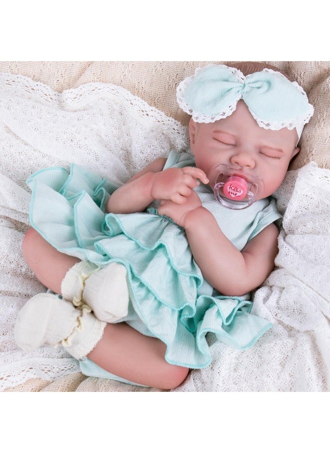 Lifelike Reborn Baby Dolls Real Life Realistic Baby Dolls 20 '' Sleeping Newborn Baby Girl With Doll Accessories For Girls 3+