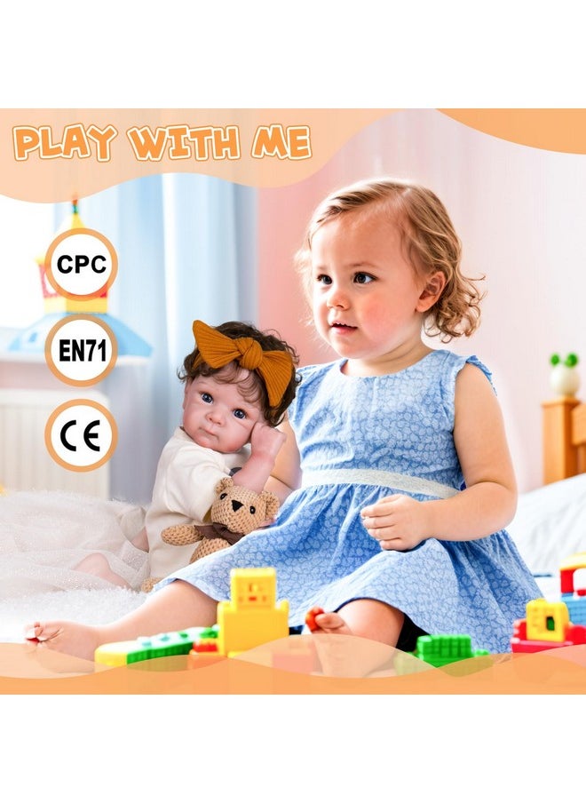 Lifelike Reborn Baby Dolls - Realistic Baby Dolll 20 Inch Real Life Girl Newborn Doll, Coming With Gift Box Set For Kids 3+