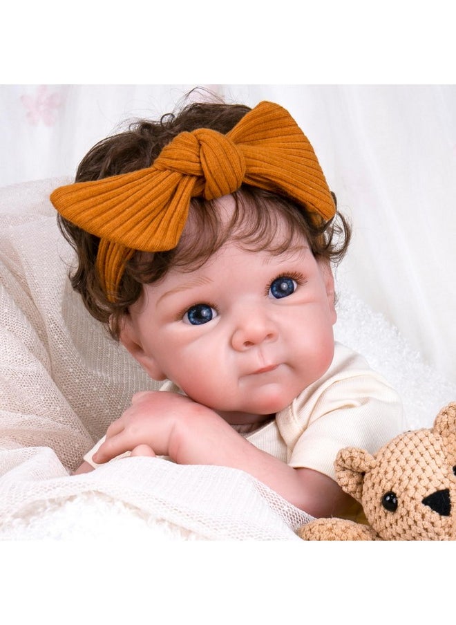 Lifelike Reborn Baby Dolls - Realistic Baby Dolll 20 Inch Real Life Girl Newborn Doll, Coming With Gift Box Set For Kids 3+