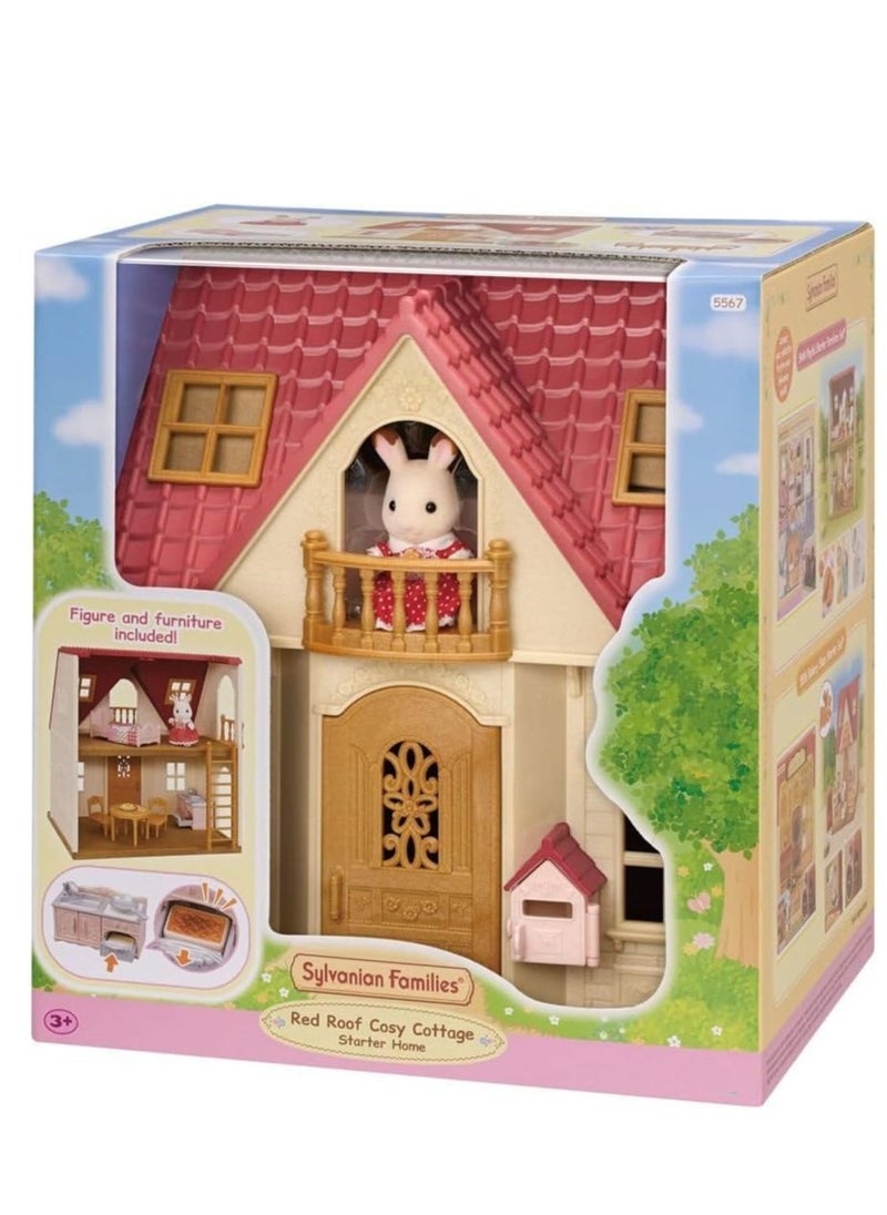 Sylvanian Families - Red Roof Cosy Cottage Starter Home