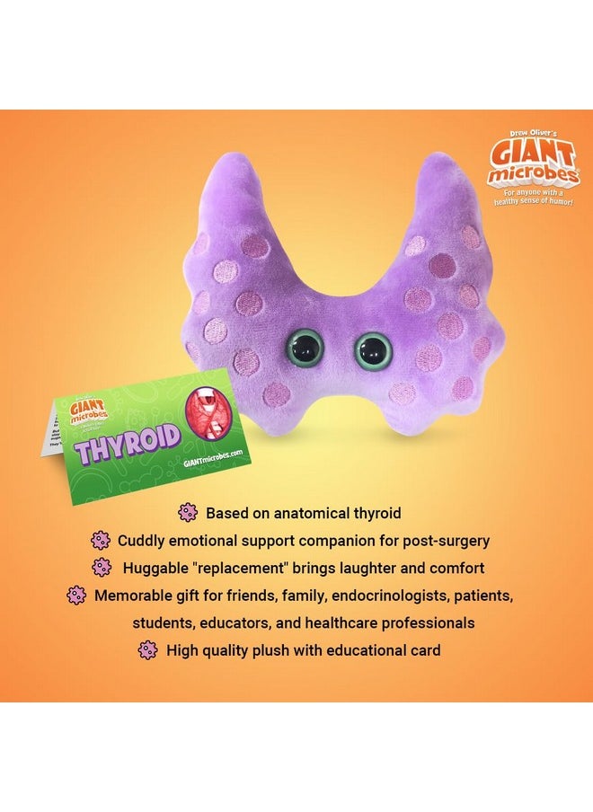 Giantmicrobes Thyroid Plush, Thyroid Stuffed Animal, Thyroid Surgery Recovery Gifts, Lupus Gifts, Thyroid Cancer Awareness, Endocrinologist Gift, Endocrinology Gift, Thyroidectomy, Hypothyroid Gift