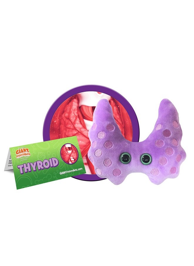 Giantmicrobes Thyroid Plush, Thyroid Stuffed Animal, Thyroid Surgery Recovery Gifts, Lupus Gifts, Thyroid Cancer Awareness, Endocrinologist Gift, Endocrinology Gift, Thyroidectomy, Hypothyroid Gift