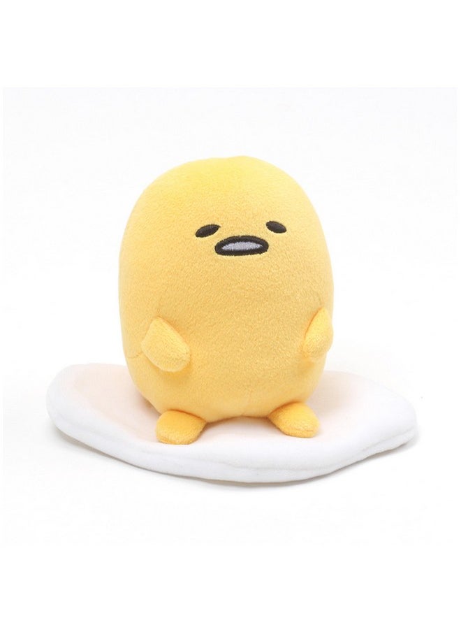 Sanrio Gudetama The Lazy Egg Plush, Gudetama Sitting Pose, Stuffed Animal For Ages 1 And Up, 4.25”