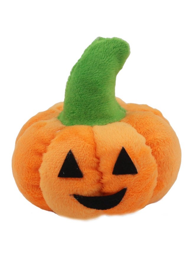 Halloween Special Combo Of Ghost & Pumpkin Soft Stuffed Plush Toy Pillow For Kids Boys & Girls (Size: 25 Cm, Color: White & Orange)