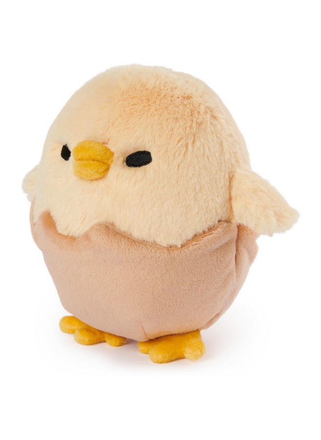 Sanrio Gudetama The Lazy Egg Stuffed Animal, Shakipiyo Chick Plush Toy For Ages 1 And Up, 5”