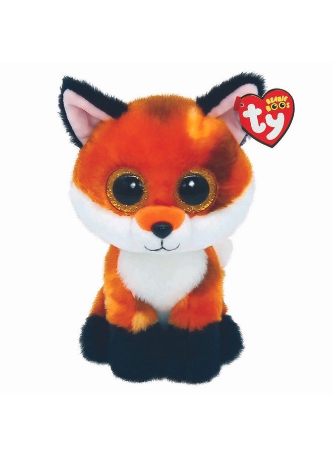 - Beanie Boo'S - Meadow The Fox Soft Toy, 15 Cm, Tricolour, Ty36379