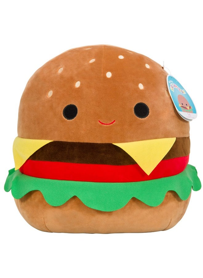 Original 16-Inch Large Carl The Cheeseburger - Official Jazwares Plush - Collectible Soft & Squishy Cheeseburger Stuffed Animal Toy - Add To Your Squad - Gift For Kids, Girls & Boys