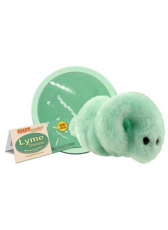 Giantmicrobes Lyme Disease Plush - Learn About This Tick Borne Disease With This Memorable Plush, Unique Gift For Patients, Scientists, Students, Doctors And Health Professionals