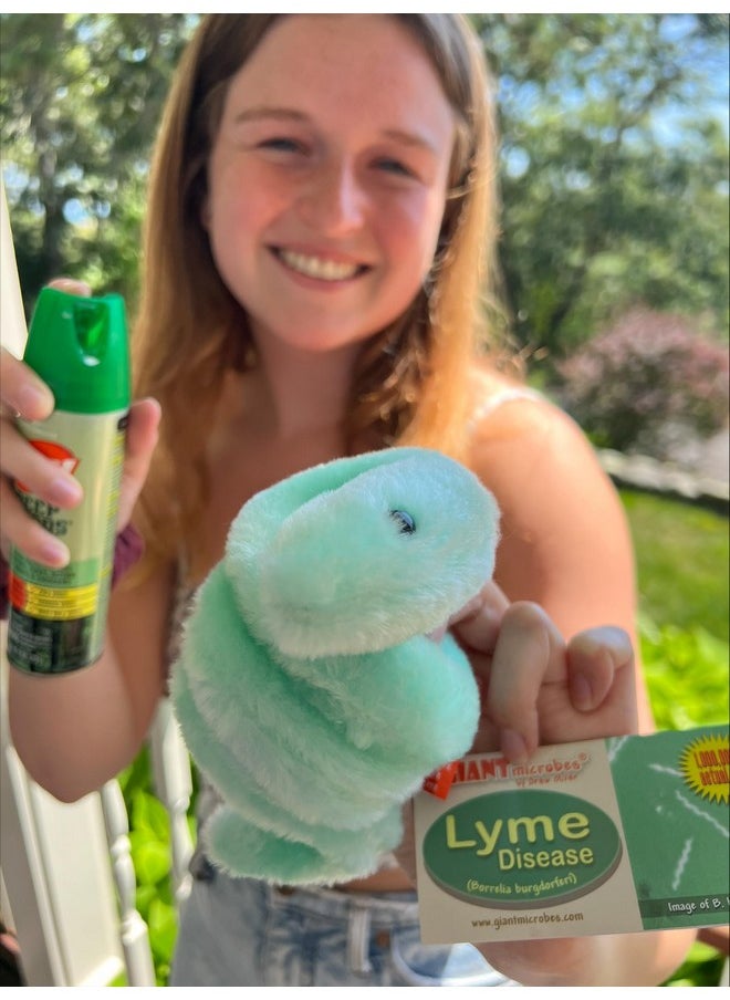 Giantmicrobes Lyme Disease Plush - Learn About This Tick Borne Disease With This Memorable Plush, Unique Gift For Patients, Scientists, Students, Doctors And Health Professionals