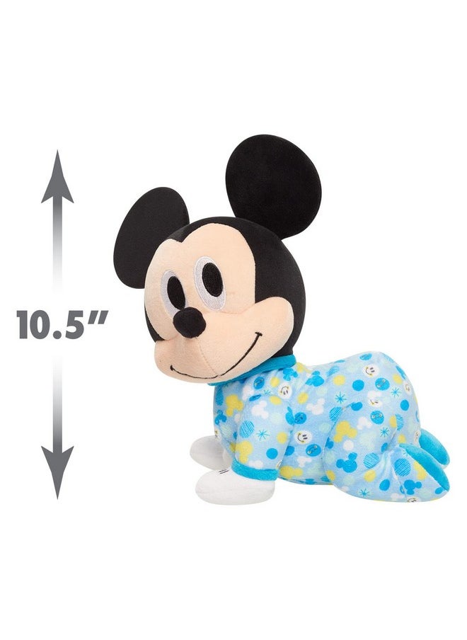 Musical Crawling Pals Plush, Mickey Mouse, Interactive Crawling Plush, Stuffed Animal, Officially Licensed Kids Toys For Ages 09 Month By Just Play