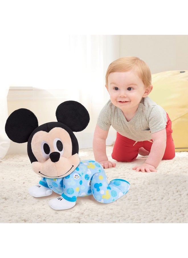 Musical Crawling Pals Plush, Mickey Mouse, Interactive Crawling Plush, Stuffed Animal, Officially Licensed Kids Toys For Ages 09 Month By Just Play