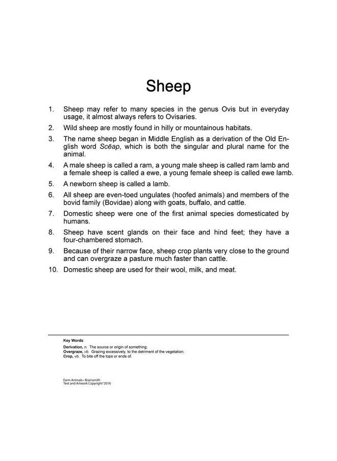 Quantum Flash Cards, Farm Animals - Educational Flashcard Set For Toddlers And Kids (8 Months To 8 Years) For Brain Development