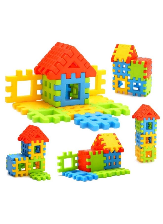 , Building Block Toy For Kids | Large 7.5 Centimeters Blocks | Age 3+, Multicolor | 20 Large Blocks