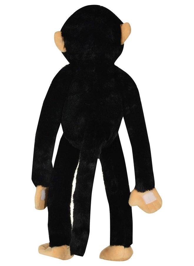 Cute Hanging Black Velcro Monkey Soft Toy | Gift For Girls/Kids | Stuffed Plush Animal | - 52Cm