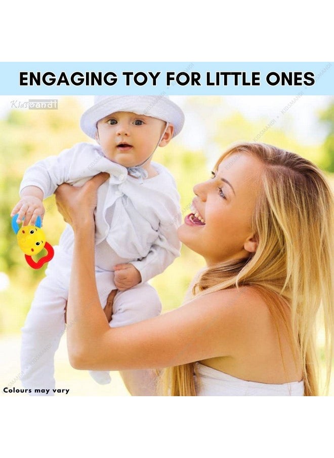 ® Rattle & Teether Set Of 5 Pcs | Non Toxic And Suitable For Babies, Toddlers And Infants | Gift For New Born (Bis Approved),