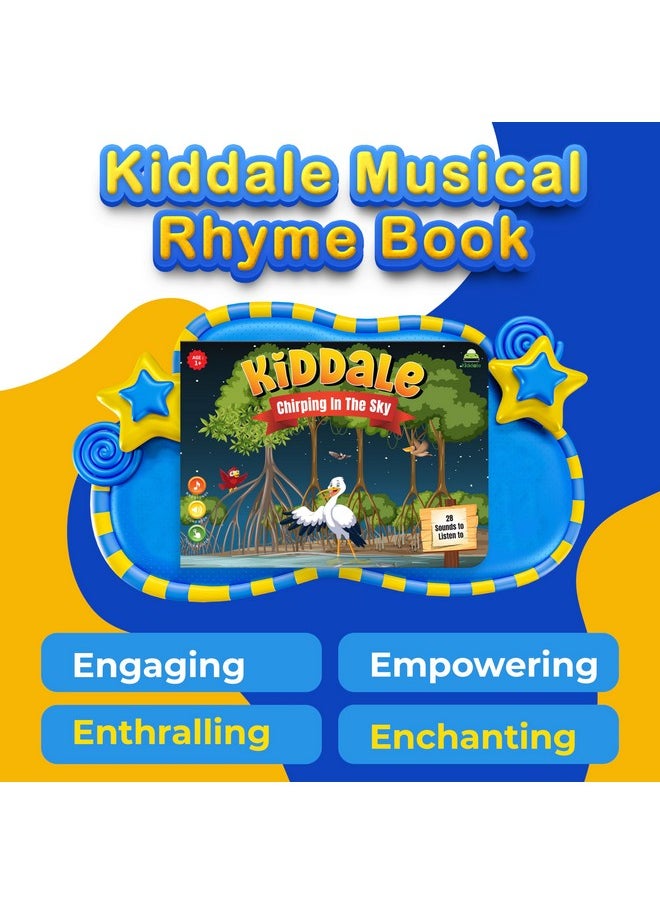 28 Sounds Nursery Rhymes Musical Book|14 Interactive Birds Rhymes|Best Alternative To Keep Kids From Mobile Phones & Screens|Ideal Gift For 1,2,3,4 Year Kids,Multicolor