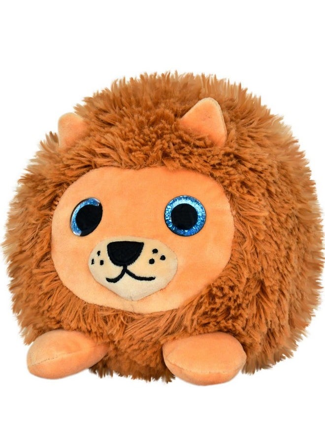 Lion Face Plush - Adorably Detailed - Quality & Soft Stuffed Animal Toy - Ideal Gift For Kids, Boys, Girls & Animal Lovers - 14 Cm