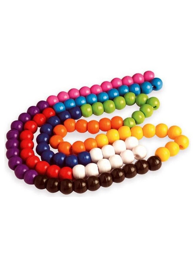 Counting Beads, Counting Toys For Kids, Age 3+, Multicolour, (100 Beads)