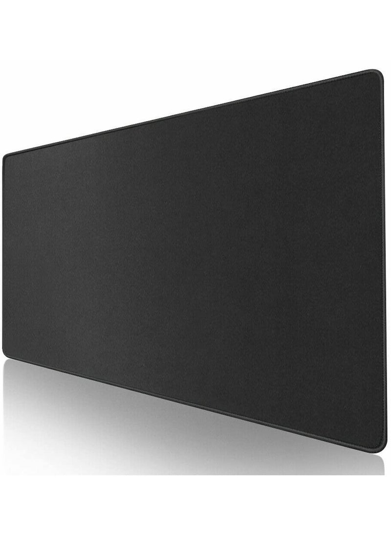 Gaming Mouse Pad Extended Mouse Mat (40x80cm,3mm),Nonslip Base Thick Comfy, Waterproof and Foldable Mat for Desktop Computer Laptop Keyboard Consoles, Black