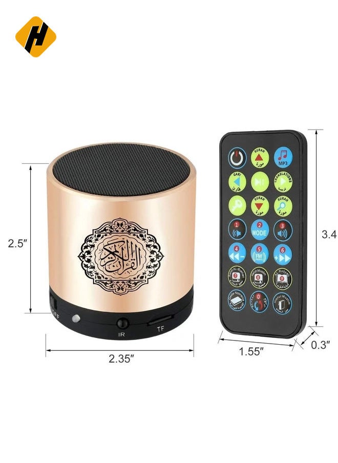 Remote Control Speaker Portable Quran Speaker MP3 Player 8GB TF FM Quran Koran Translator USB Rechargeable Speaker, Secure Digital, Micro SD (ELT-SP01)