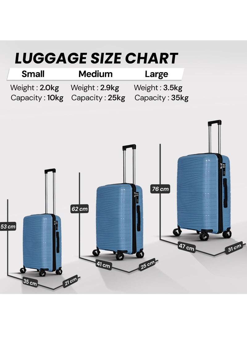 Durable Luggage Sets - Travel Bag, Suitcase, and Lightweight Luggage Bag, Unbreakable Luggage and Travel Gear with Spinner Wheels