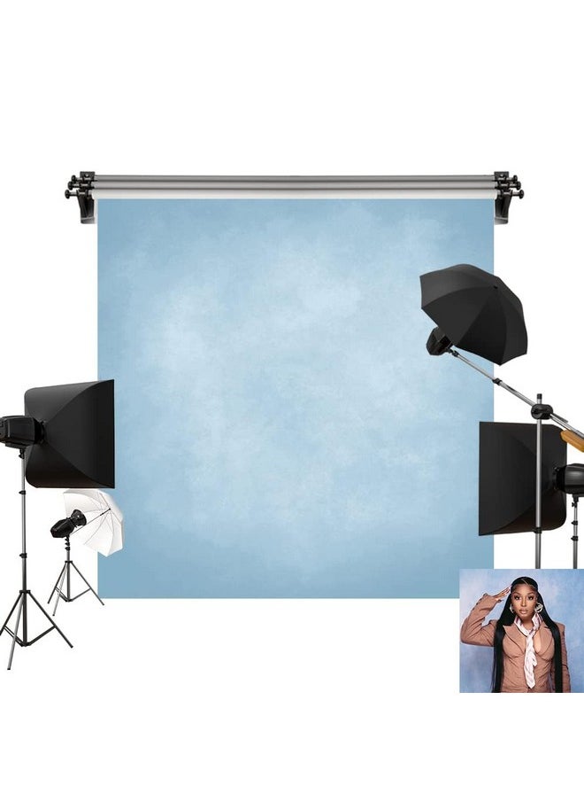 8X8Ft/2.5X2.5M Blue Backdrop Texture Baby Blue Portrait Photo Shoot Studio Props