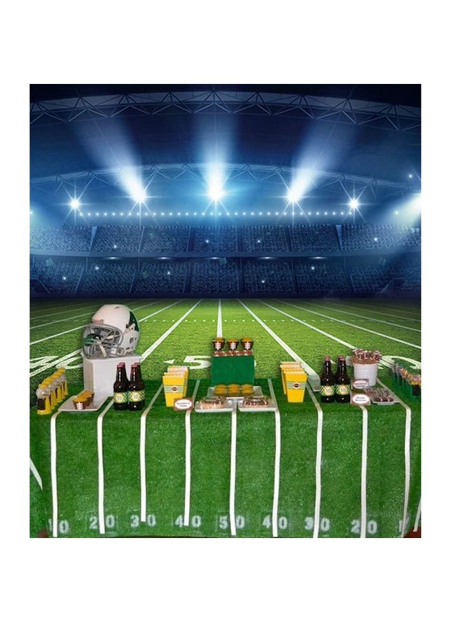 Football Stadium Backdrop For Photography 7X5Ft Auditorium Light Football Field Photo Background Children Birthday Party Decoration Kids Baby Shower Banner