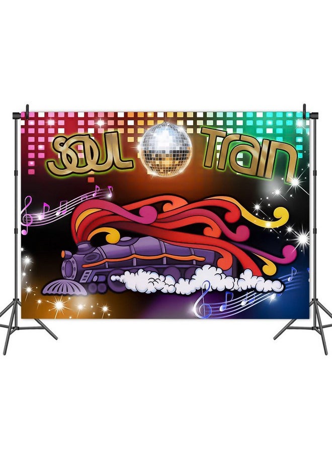 10X8Ft 70'S And 80'S Disco Dancing Prom Party Decor Photo Background 70'S Theme Photography Backdrop Neon Glow Photo Background Studio Props Banner