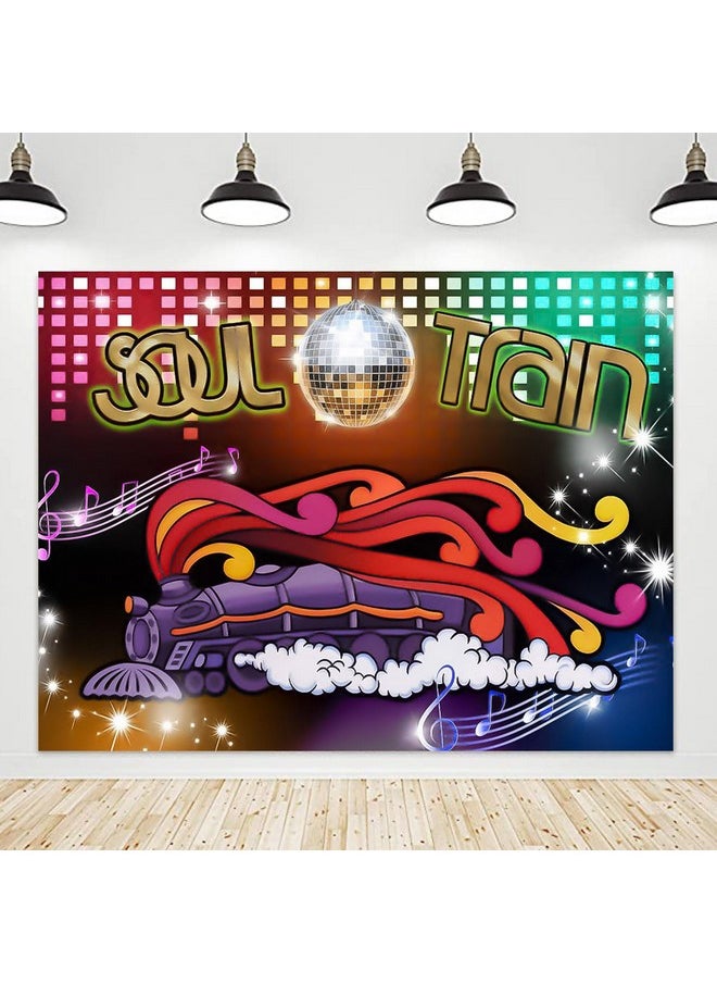 10X8Ft 70'S And 80'S Disco Dancing Prom Party Decor Photo Background 70'S Theme Photography Backdrop Neon Glow Photo Background Studio Props Banner