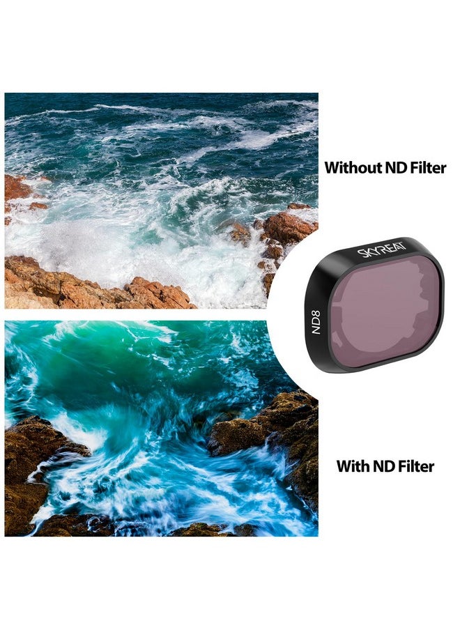 Nd Filters Set For Dji Mini 4 Pro Accessories,6 Pack-(Cpl, Uv,Nd8, Nd16, Nd32, Nd64)