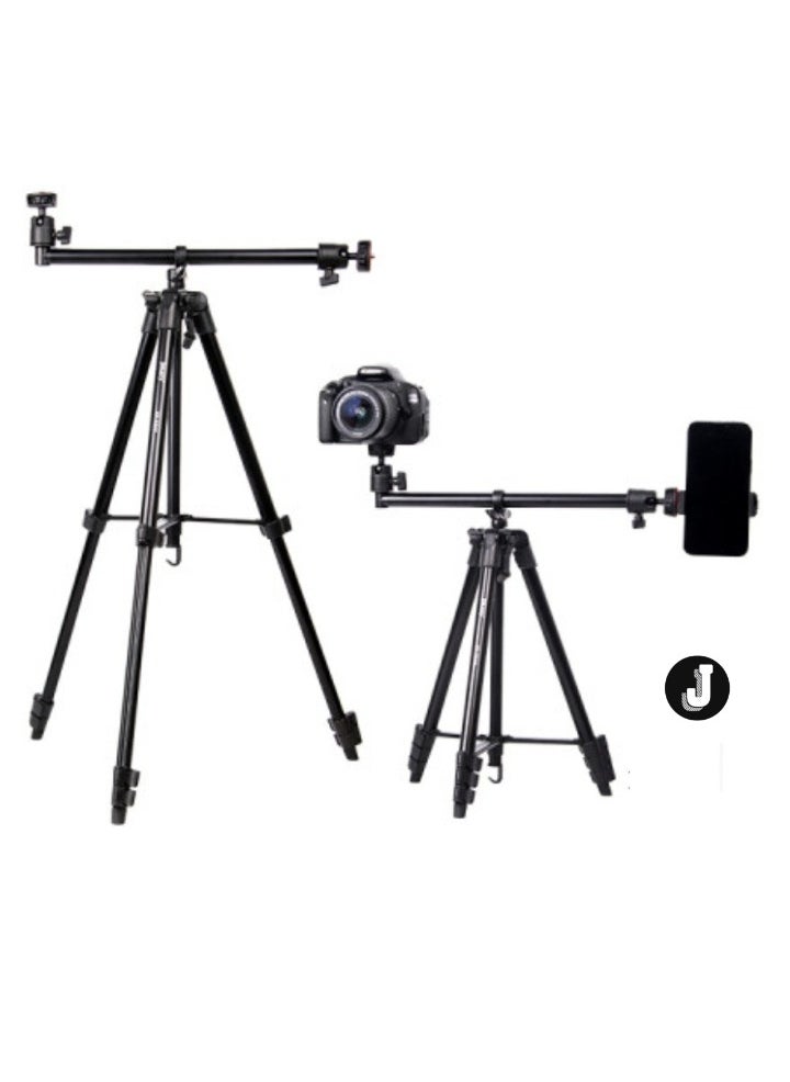 Versatile 2-in-1 Overhead & Vlogging Tripod for Pro-Level Content Creation