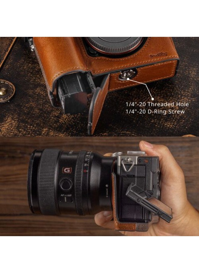 SmallRig Camera Leather Case Kit for Sony Alpha 7C II / Alpha 7CR 5015