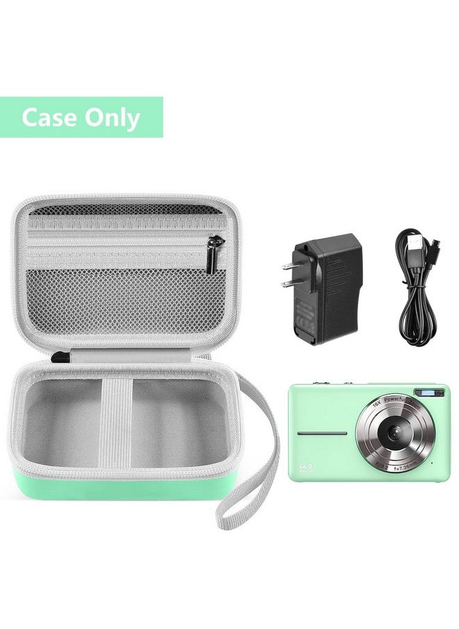 Digital Camera Case Compatible With Lecran/Camkory/Iweukjlo/Vahoiald/Uikicon/Jckduhan/Akjjhfue Fhd 1080P 44Mp Point Digital Camera,Compact Digital Camera For Teens And Kids-Green(Case Only)