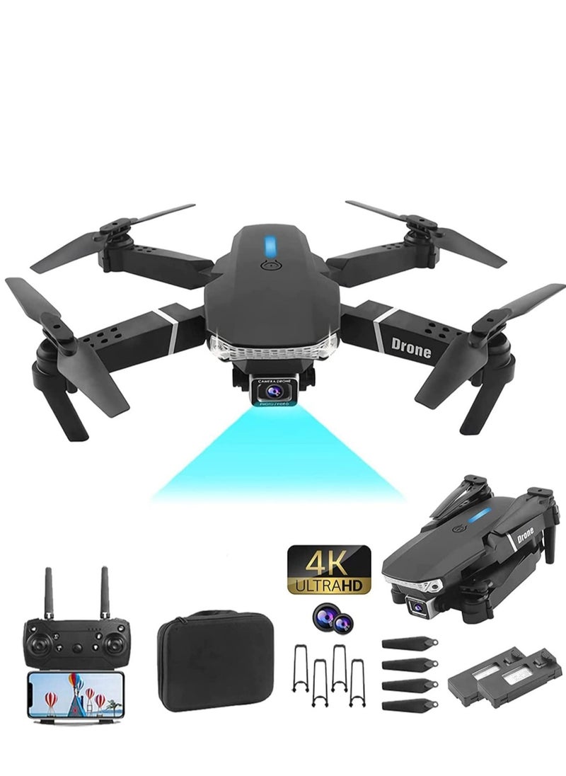 Eltrazone E88 Pro Ayoo Mini Drone – Capture Breathtaking Aerial Footage with 4K Dual Cameras and a Foldable Design