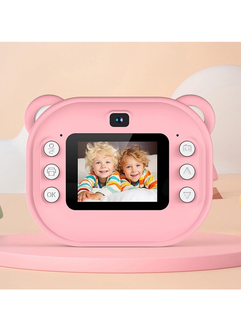 Instant Print Camera, Christmas Birthday Gifts for Girls Boys Kids HD Digital Video Camera