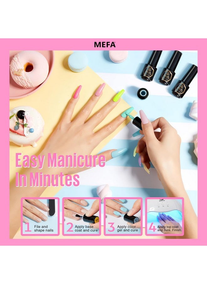 Gel Nail Polish Set, 23 Pcs Pastel Hot Pink Sage Green Blue Bright Colors Gel Polish Set Macaron Colors Soak Off Nail Polish Gel Nails Art For Women Girl Diy Salon Home Manicure Decoration