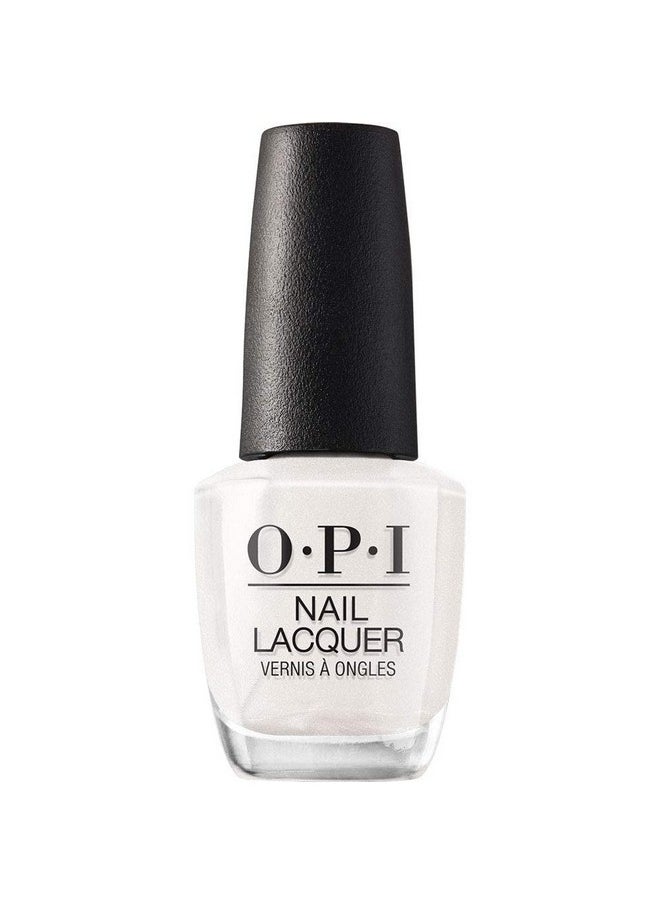 Nail Lacquer Kyoto Pearl | Opaque Soft White Pearl Chip Resistant Nail Polish | Vegan, Fast Drying, Streak Free