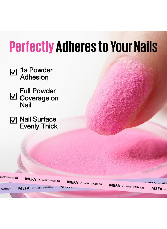 Dip Powder Liquid Set Base, Top Coat, Activator, Brush Saver 15 Ml 0.5 Oz 4 Pcs With 5 Replacement Liquid Brushes For Dipping Powder Nail Kit No Nail Lamp Needed