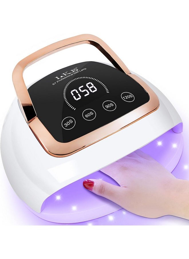 268W Uv Led Nail Lamp With Lcd Touch Screen And 4 Timer Settings For Gel Nails