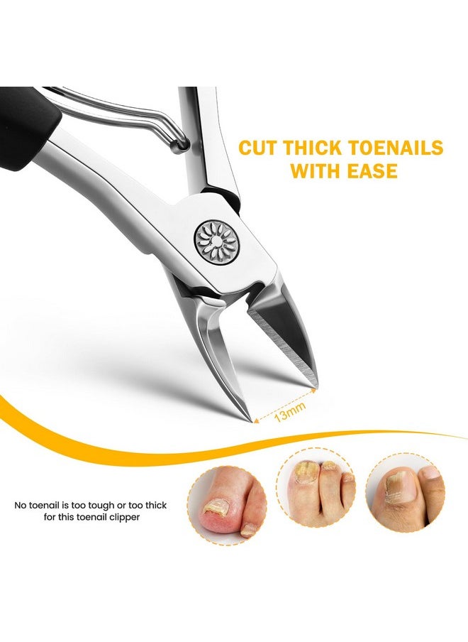 Straight Toenail Clippers For Ingrown Toenail Prevention, Podiatrist Ingrown Nail Clippers For Thick Toenails, Ergonomic Finger Nail Clippers For Adults, Seniors, Men And Women