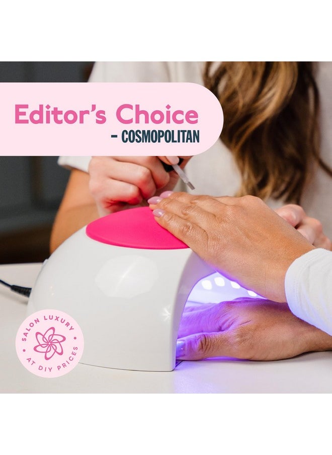 Sun2C 48W Uv Light For Nails,Uv Led Nail Lamp With 4 Timer Settings,Led Nail Light Compatible With All Gel Types, Quick Drying Nail Dryer Pink