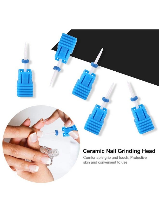 Manicure Tool, Premium Ceramic Nail Drills, Nail Drill Bits Smooth Tip Drill Bits Professional Nail Cutters Bits For Acrylic Nails, Safety Cuticle Clean Gel Removal(01# Fire Arrow M)