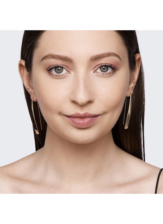 Professional Brow Pencil With Spoolie Brush, Ultra-Fine Precision Point Eyebrow Pencil, Dual-Sided Precise, Slim Definer, Fills Brows, Long-Lasting (Deep Dark Brown)