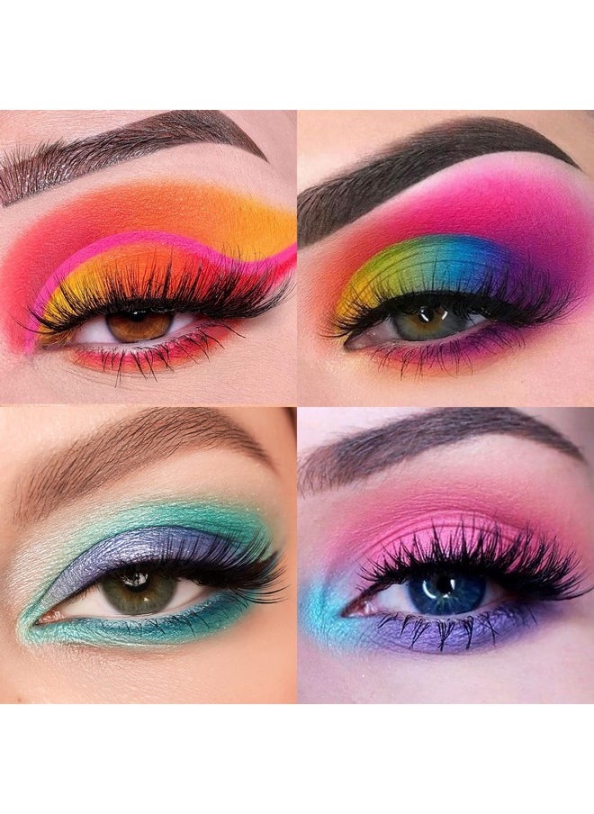 30 Colors Makeup Eyeshadow Palette For Beauty & Matte Metallic Shimmer Pearl Glitter Eye Shadow Pallet & Rainbow Colorful Eye Makeup For Girls & Highly Pigment Eyeshadow Cosmetics