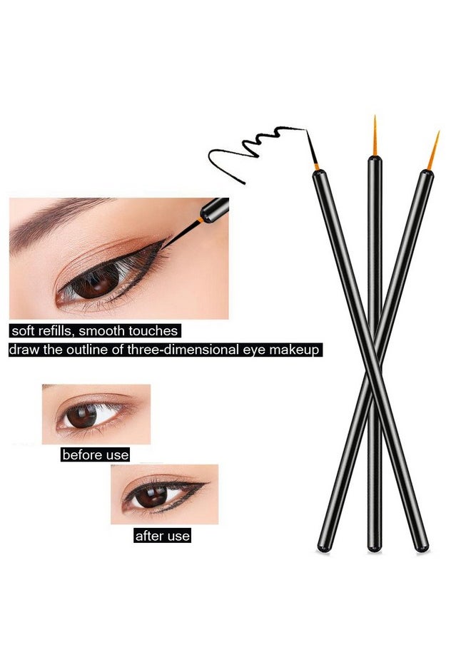 K Disposable Eyeliner Brush, Jassins Eye Liner Applicator Cosmetic Eye Wands Makeup Tool