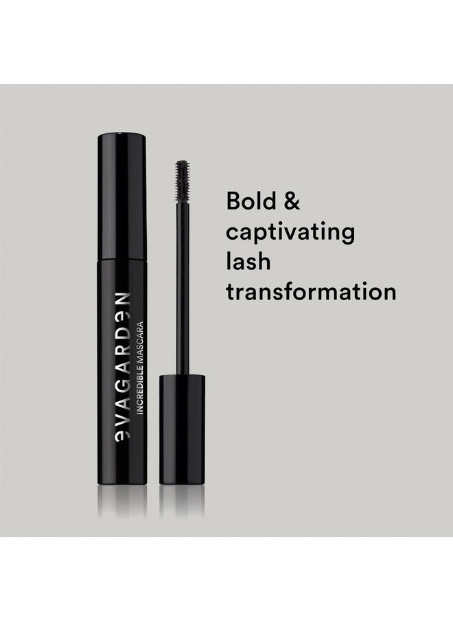 Incredible Mascara - Mini Brush Ensures Adequate Product Release On Extreme Hair Angles - Amazing Volume Effect From First Stroke - Coats Lashes For Durable, Bold Eye Appearance - 0.3 Oz